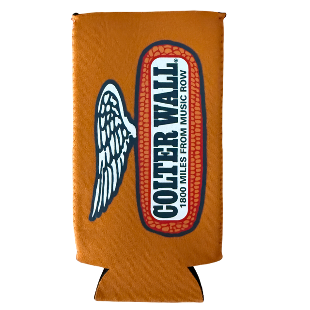 Flying Corn Tall Can Koozie