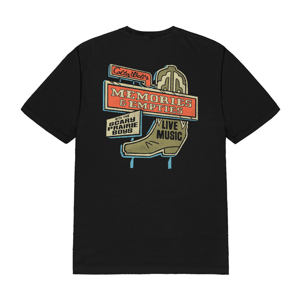 Memories and Empties Boot T-Shirt