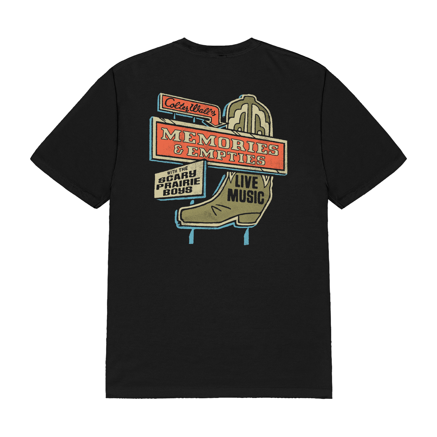 Memories and Empties Boot T-Shirt