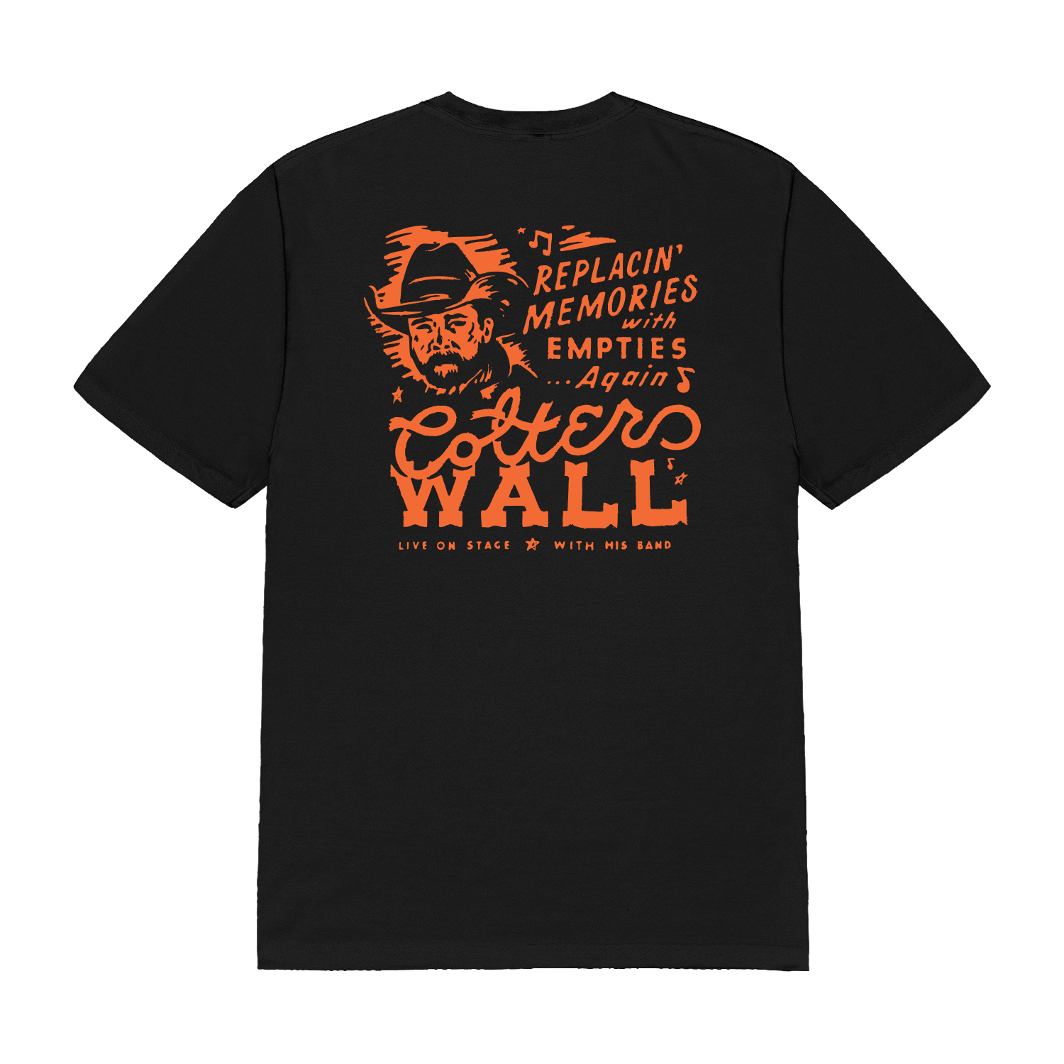 Replacin' Memories with Empties Again Pocket T-Shirt